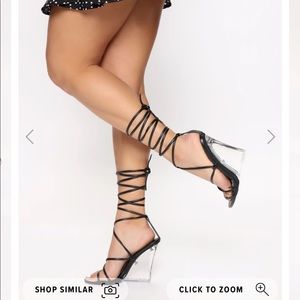 Fashion nova One step ahead wedges (sold out)